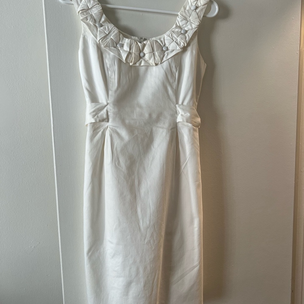 Alain Manoukian white sleeveless dress